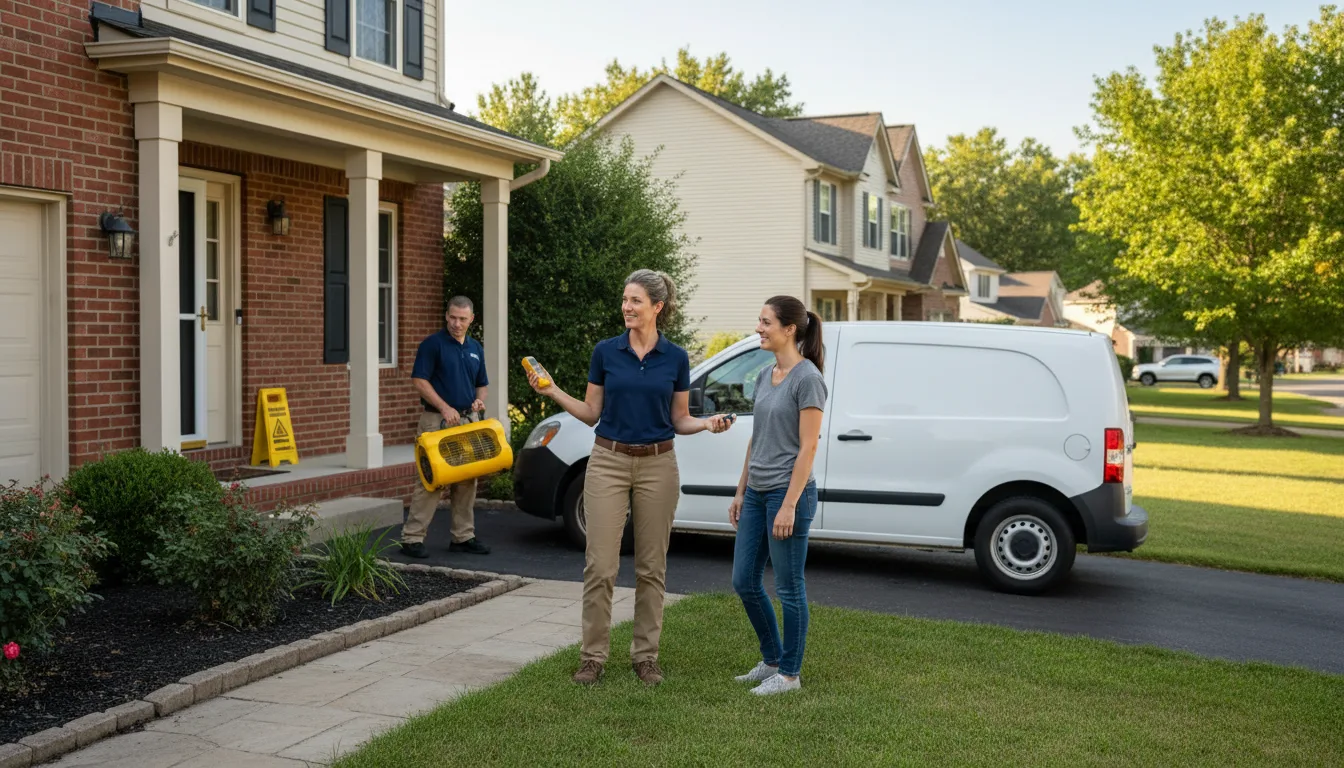 Water restoration image for Dehumidification And Cleanup Services in Wadley, AL